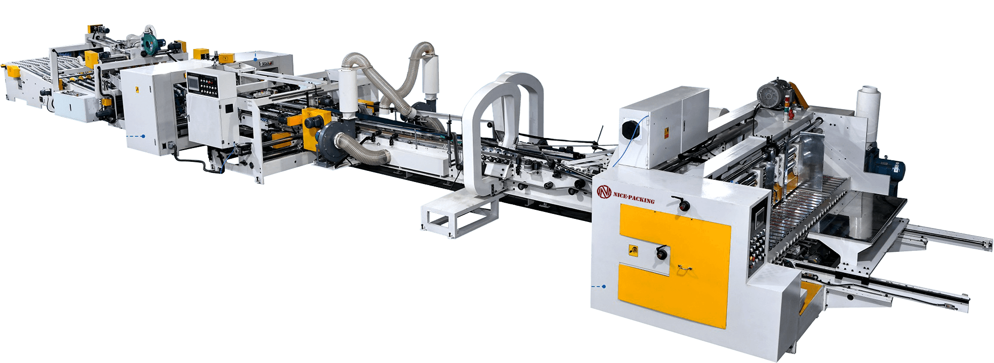 دستگاه منگنه و جعبه چسبانی اتوماتیک سرعت بالا نایس پکینگ